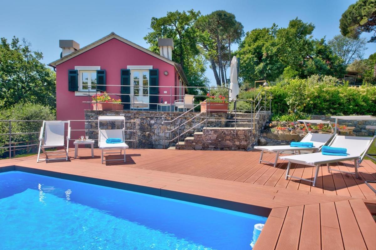 I Giardini Di Camogli - Villa Sarvia, Garden&Pool 外观 照片